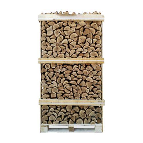 Bûches de bois de chauffage en chêne séché au four – caisse